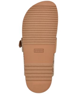 Womens Galavanta Buckle Slip-On Flat Clogs