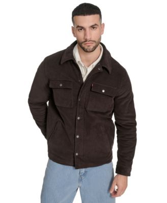 Vince Men's Corduroy Plaid Shirt