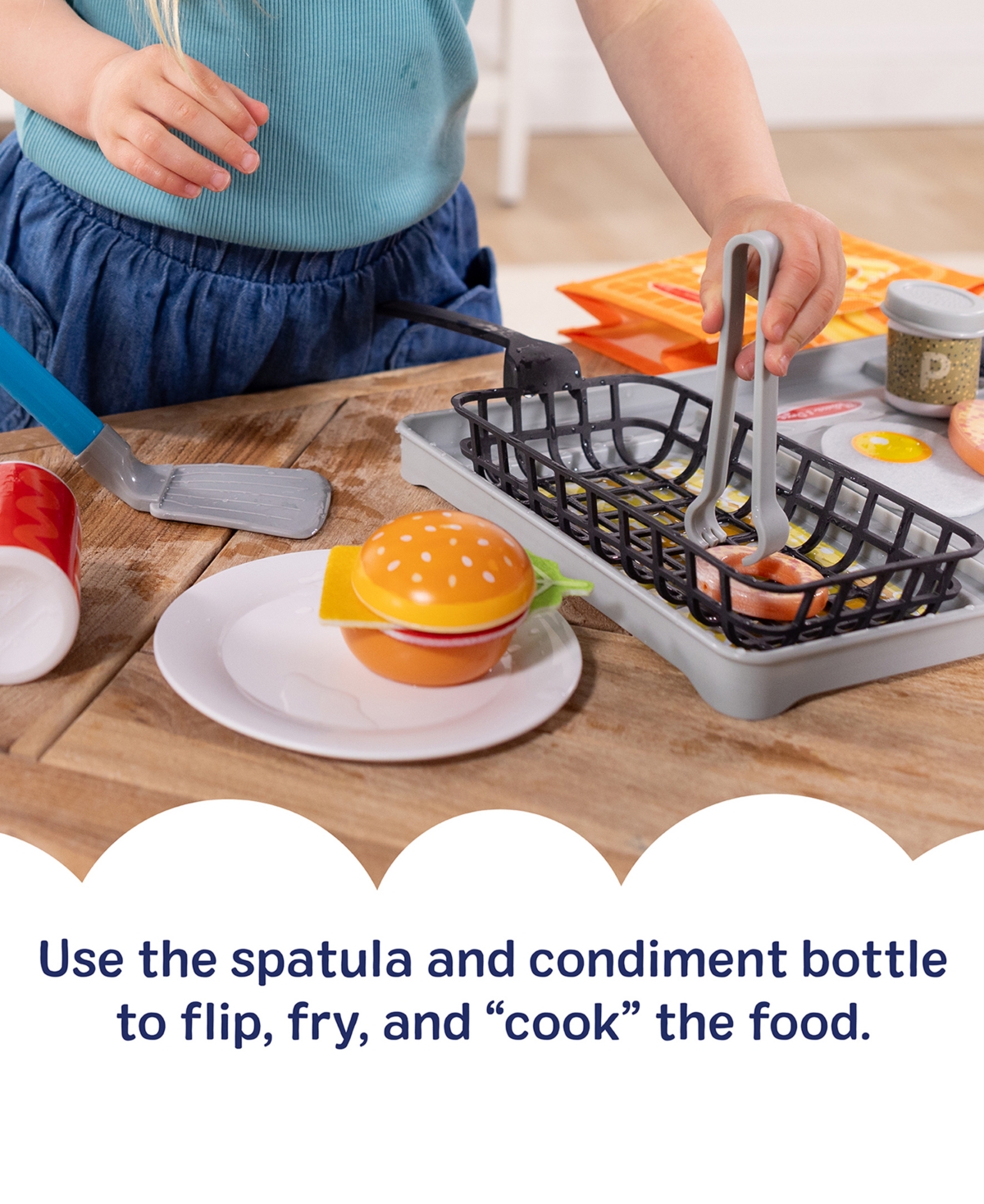 Melissa & Doug Water Wow Flip & Fry Play Set In Multi