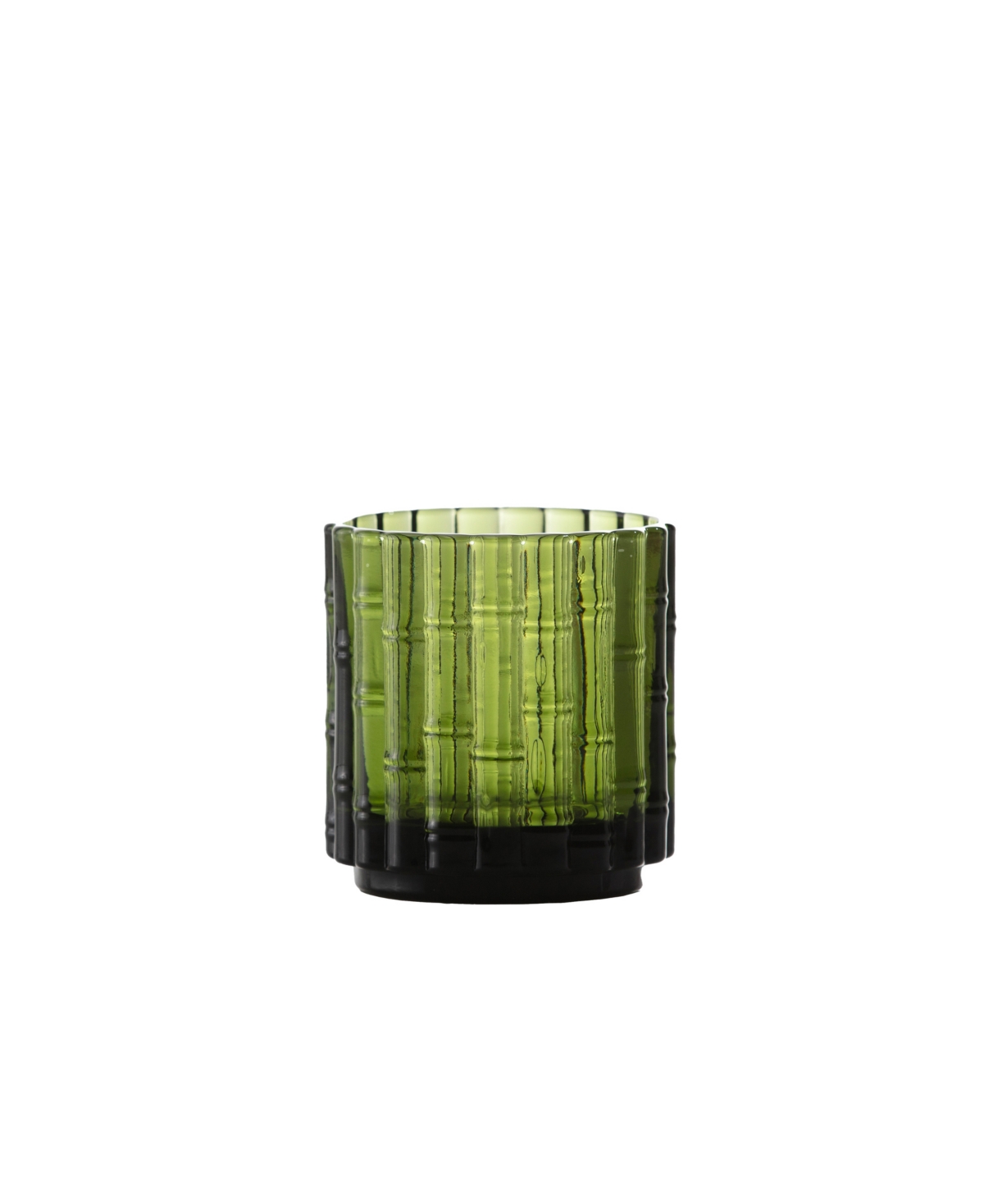 Fortessa Mahalo Double Old-fashioned Glasses, Set Of 4 In Green