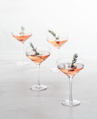 Gala Coupe Cocktail Glasses, Set of 4