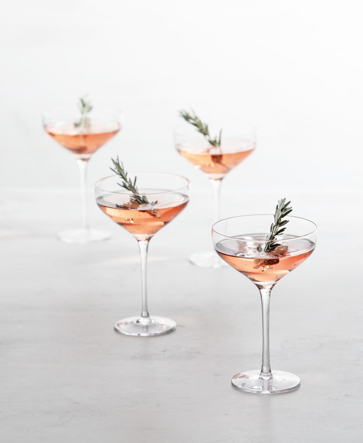 Fortessa Gala Coupe Cocktail Glasses, Set Of 4 In Transparent