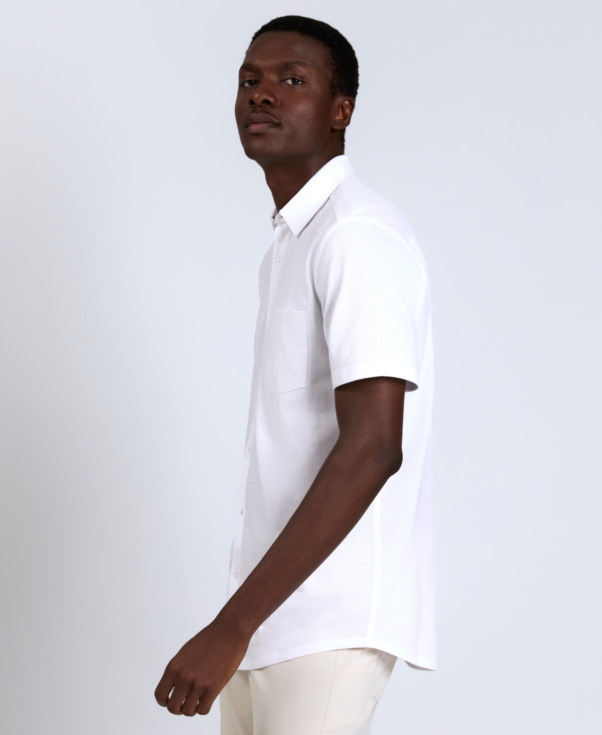 Kenneth Cole Men's Short Sleeve Sport Shirt