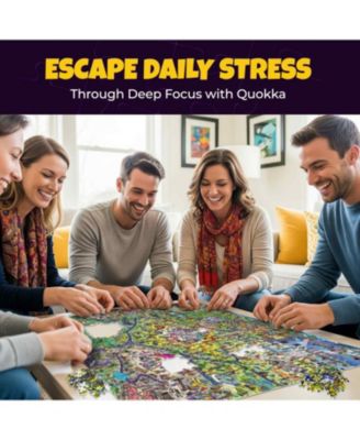 1000 Piece Puzzle for Adults with Hidden Secrets & Audio Story