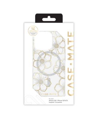 Floral Gems MagSafe Case for Apple iPhone 16e / iPhone 15 / iPhone 14 / iPhone 13