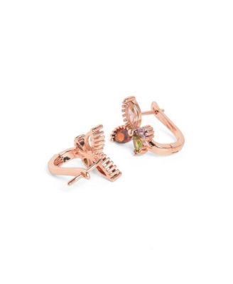 Women's Butterfly Hoop Earrings