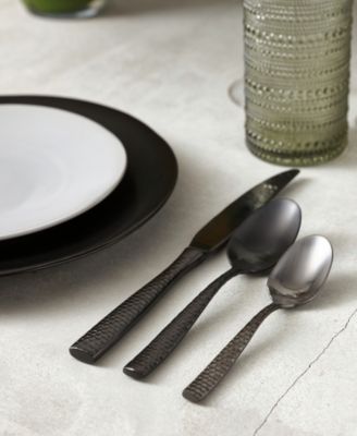 Lucca Faceted 20-Pc. Flatware Set, Service For 4