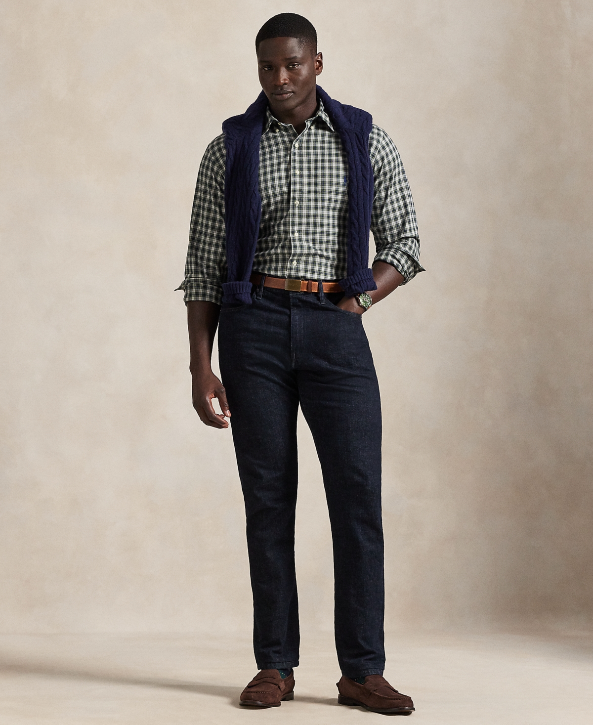Polo Ralph Lauren Men's Big & Tall Cotton Twill Shirt