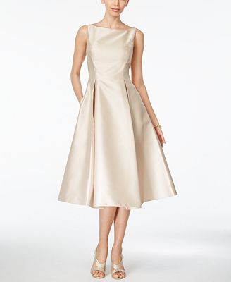 Navy Lace Boatneck Dress | Teri Jon