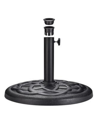 9FT UV50+ OLEFIN Outdoor Patio Umbrella with Base Crank Tilt Fade Resistant for Garden Beach Pool Deck Market Porch Backyard Cafe,Tan