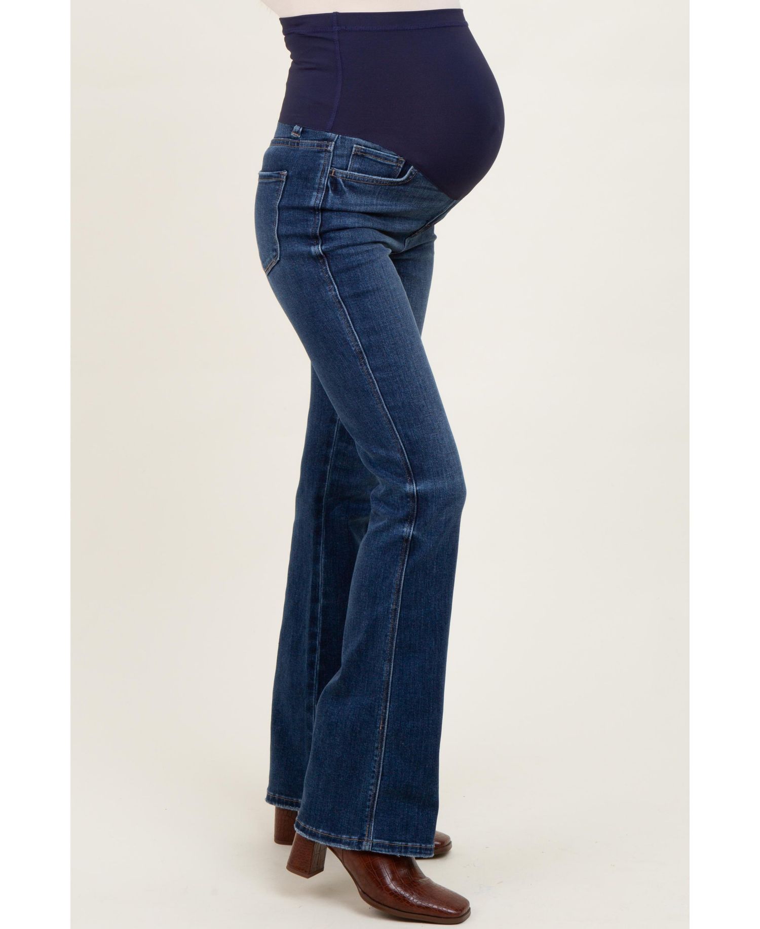 Women's Dark Wash Super High Rise Bootcut Jeans