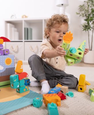 Melissa & Doug Dinosaur Blockables Play Set
