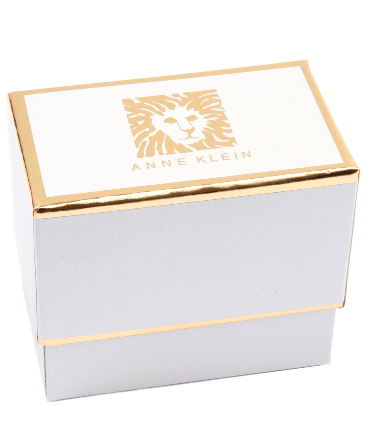 Anne Klein Imitation Pearl Gold-tone Swirl Hinge Bracelet In White