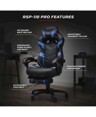 1 PC Metal Gaming Chairs For Adults With Headrest Pillow