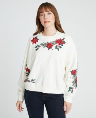 Driftwood - Women's Teddy X Happy Holly Crew Neck Sweatshirt