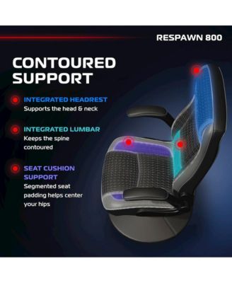 1 Pc Fabric & Metal Gaming Chair Floor Style 360 Swivel Rocker High Back Ergonomic Design Bedroom or Game Room