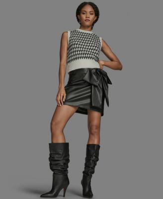 Women's Diamond Crewneck Sweater Vest