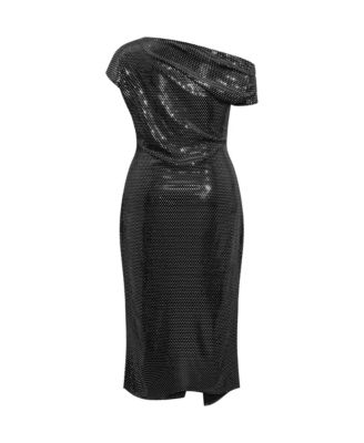 Plus Size Shimmy Midi Dress