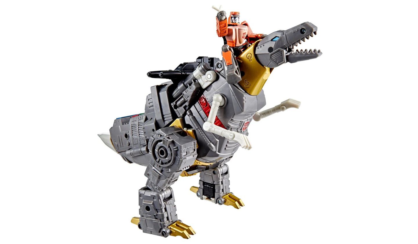 Детские фигурки Transformers Studio Series Dinobot Grimlock Leader Class 8.5" Action Figure, 2-Piece Set, Ages 8+ — фото 3