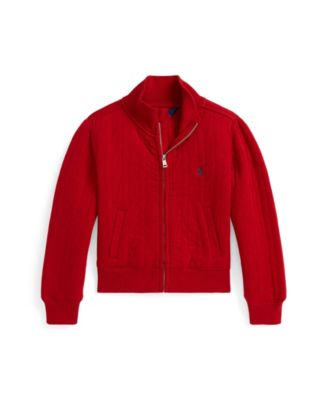 Polo Ralph Lauren - Girls 2T-6X Quilted Cable-Motif Jacket