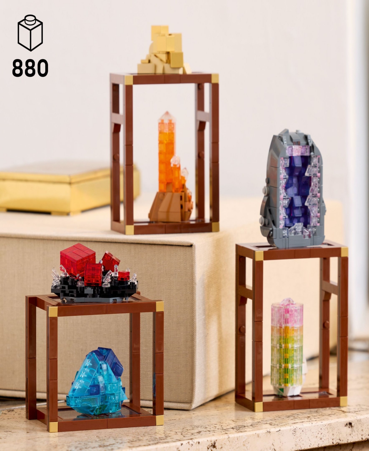 Lego Ideas Mineral Collection Building Set for Adults 21362, 880 Pieces