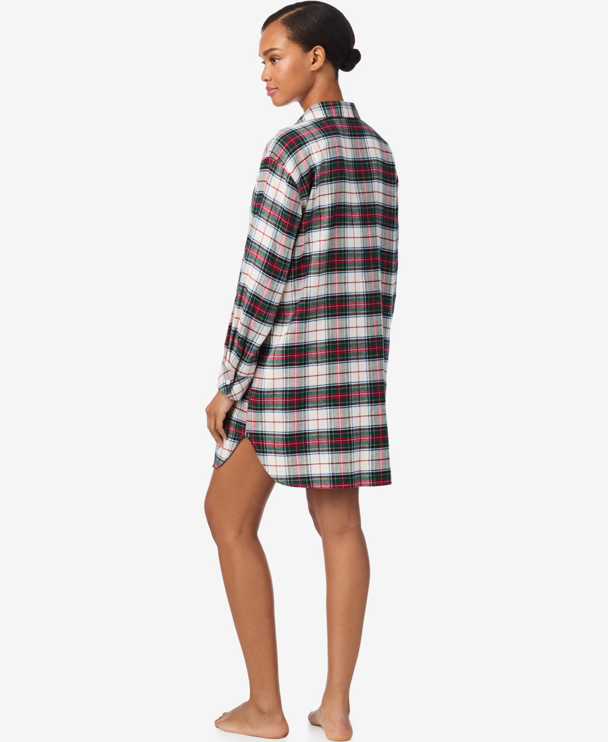 Ralph Lauren Women's Long Sleeves Sleepshirt In White