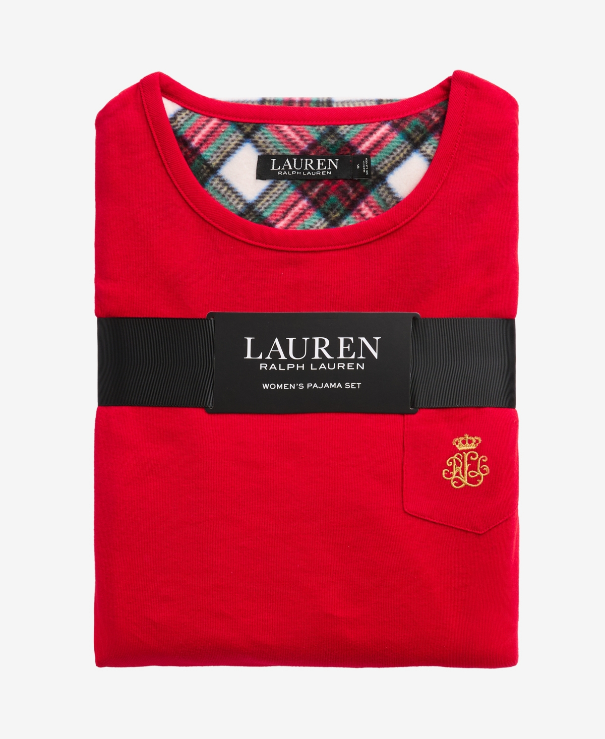 Ralph Lauren Women's Long Sleeve Pajama Set In Multi