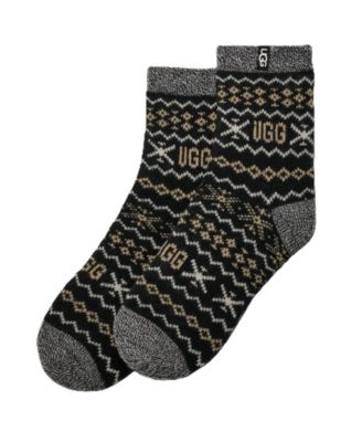 UGG Women's Cressida Cozy Novelty Quarter Socks