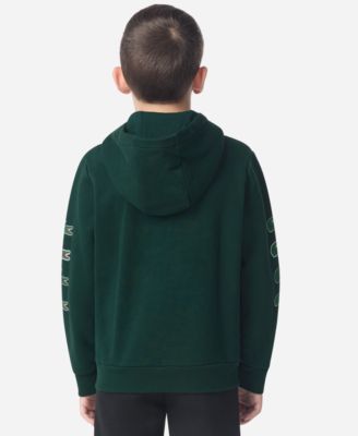 Boys' 8-20 Graphic Logo Print Full-Zip Hoodie