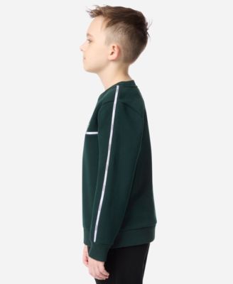 Boys' 8-20 Micro Taping Crewneck Sweatshirt