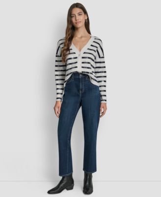 DKNY Jeans - Women's Classic High Rise Straight Jeans