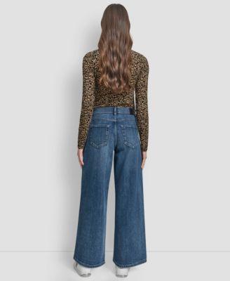 Women's High Rise Modern Wide Leg Jeans