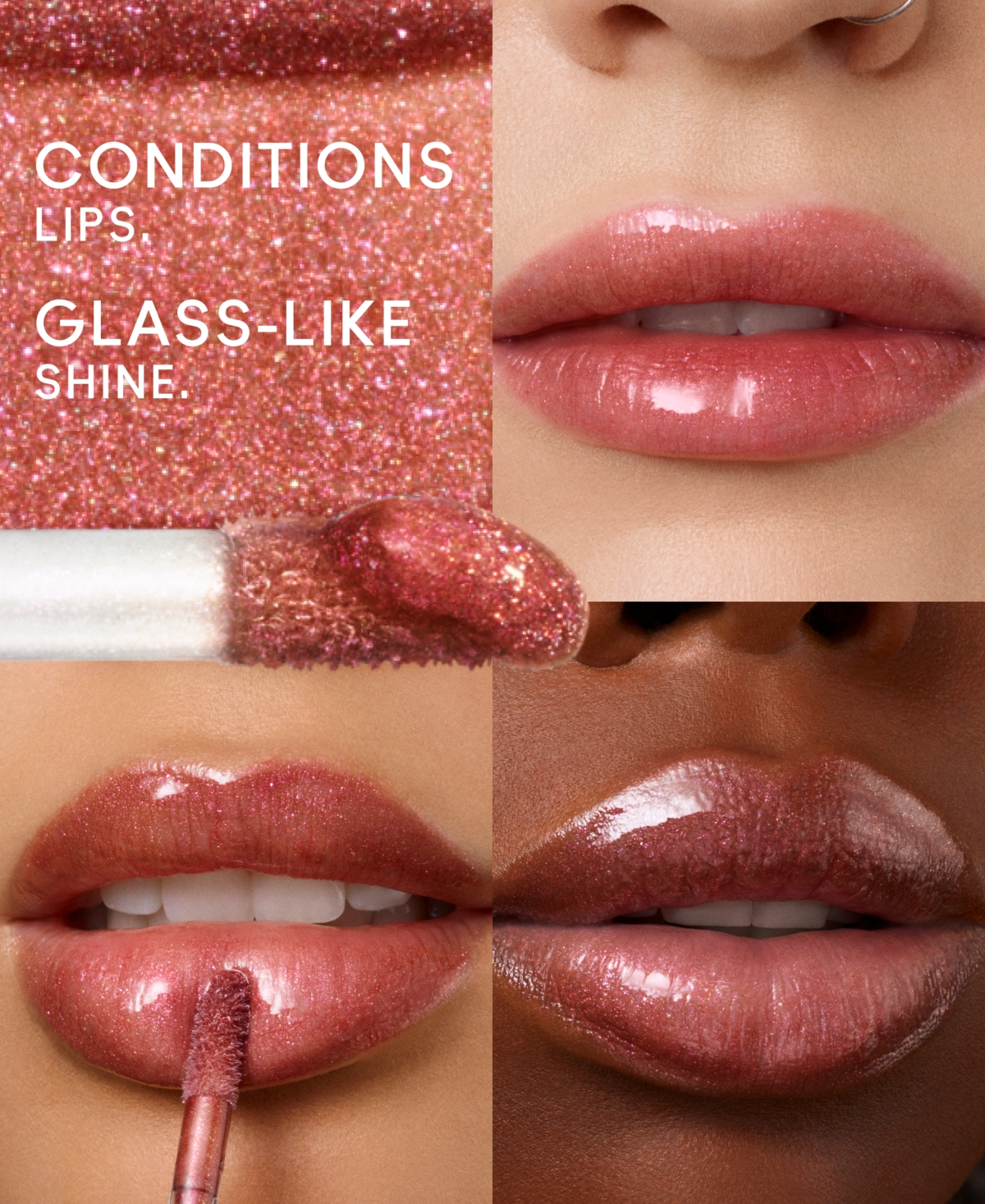 Mac Lipglass  X Disney Minnie & Daisy Pink Polka Dots Lip Gloss