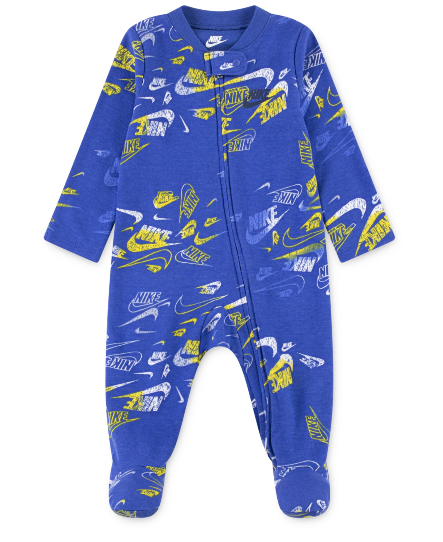 Baby Girls or Boys Printed Footed Coverall