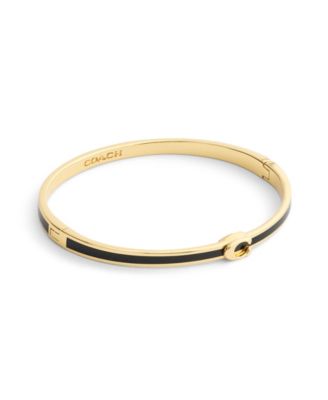 Gold Plated Hinged Bangle Bracelets