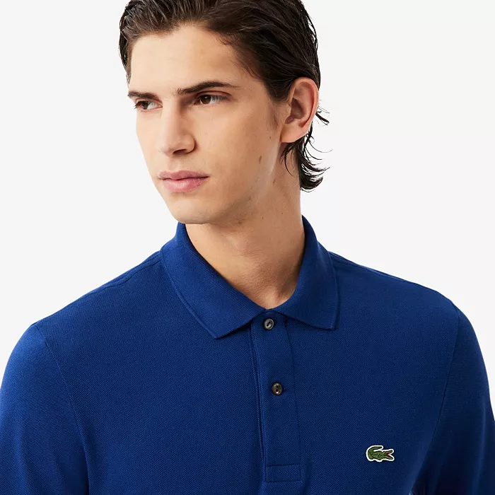 Men's Classic Fit Long-Sleeve Polo Shirt - thumbnail 2