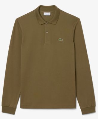 Men's Classic Fit Long-Sleeve Polo Shirt