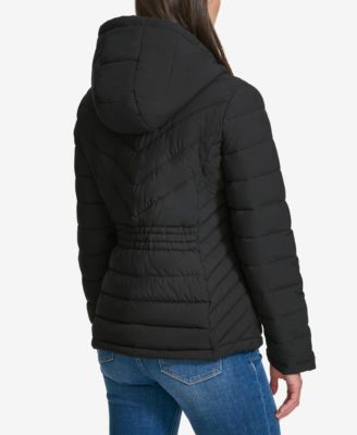 Women's Long Sleeve Hooded Puffer Jacket