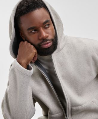 Men's Relaxed Fit Long Sleeve Zip-Front Hoodie, Macy's Exclusive