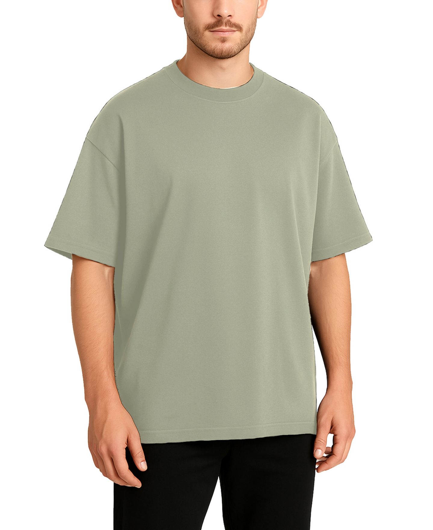 Мужские футболки Blu Rock Oversized Crewneck T-Shirt, 3-Pack, цвет: Чёрный / Синий — фото 2