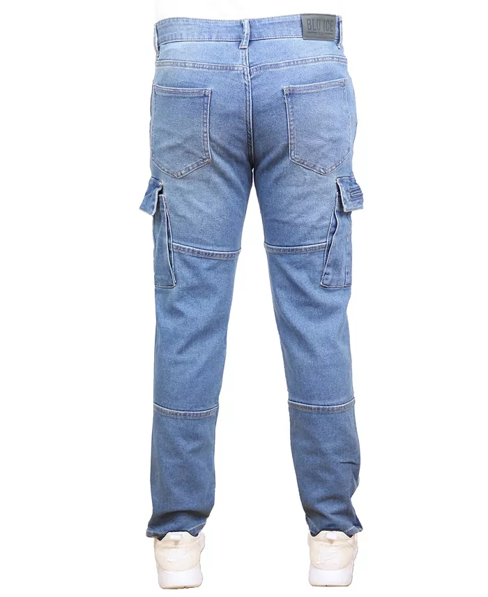 Men's Stretch Cargo Pocket Jeans - thumbnail 10