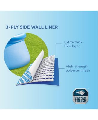 15' x 48" Inflatable Easy Set Above Ground Swimming Pool w/ Ladder & Pump