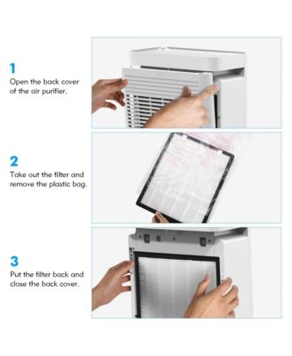 | Home Air Purifier for Large Rooms | True HEPA Filter, KJ203F-142 Model