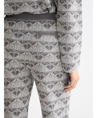 Women's Monogram Jacquard Knitted Trouser