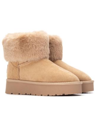 Women's Comfort Ankle Suede Booties By XTI