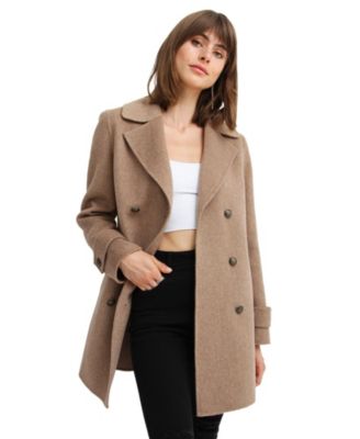 Women's Liberty Sherpa Collar Wool Blend Coat