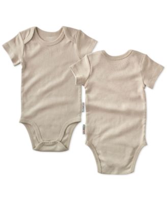 Baby Boys' and Girls' Cotton Short-Sleeve Bodysuits, 5-Pack Set