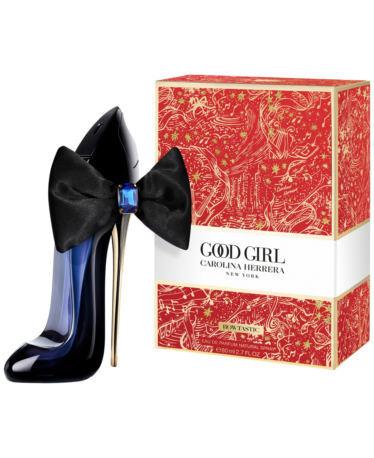 Carolina Herrera Good Girl Bowtastic Eau De Parfum, 2.7 Oz. In Transparent