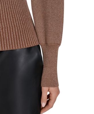 Women's Crewneck Puff Sleeve Sweater