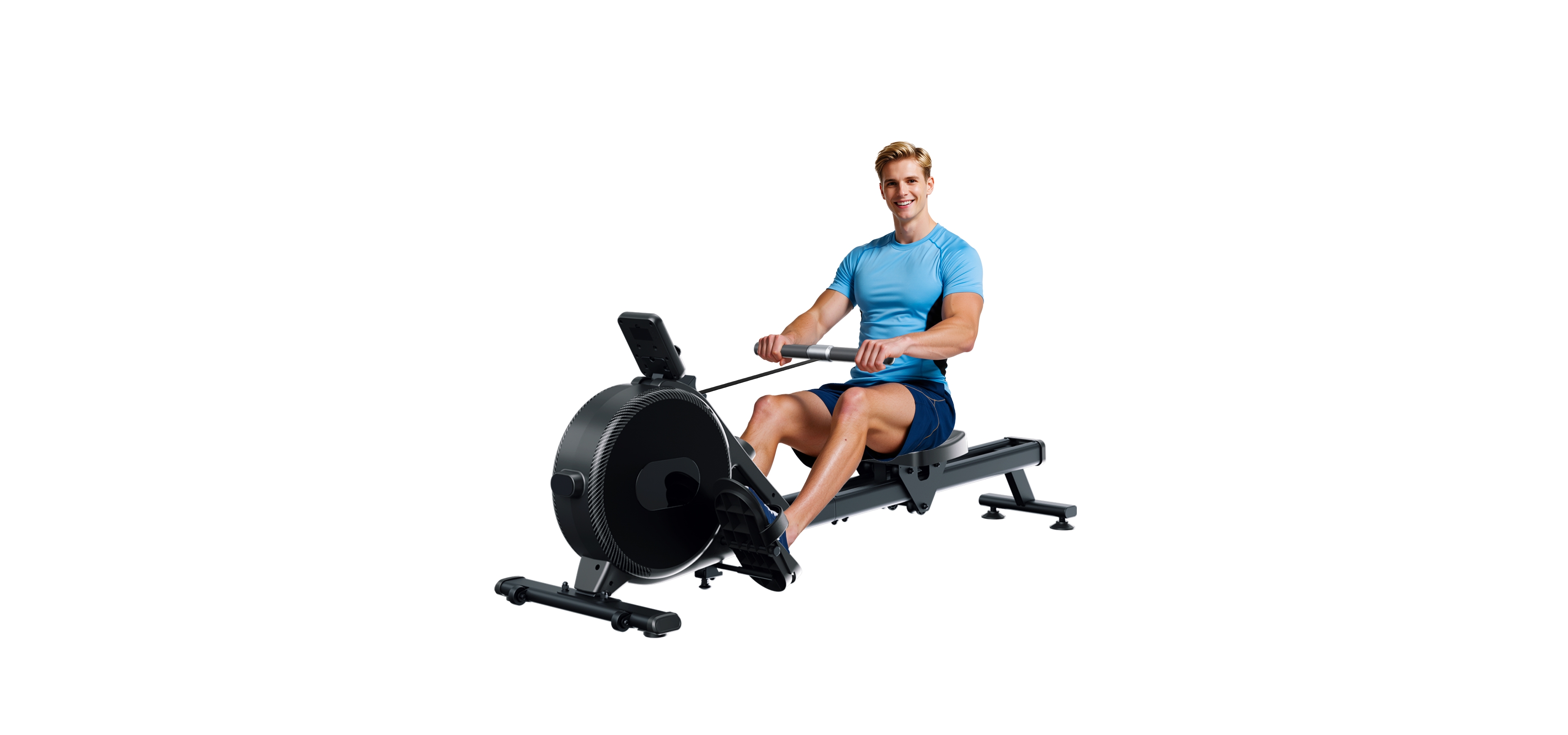 DeerRun 3-in-1 treadmill w/ handlebar. 300LB cap, 3.0HP motor, Led display